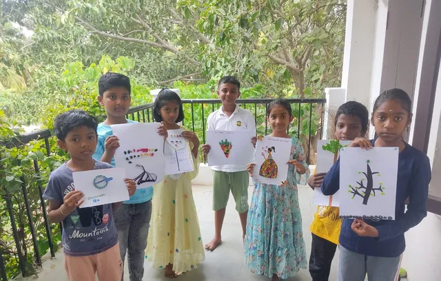 Grade 4 Quilling Art 5_result Innovative quilling designs by 4th graders, exemplifying the best school in Salem.