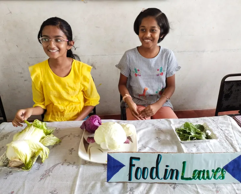 Grade 6 Biology Activity 6_result Class VI students from Vidhya Peetham i-School, a leading school in Salem, gather for a group photo after successfully organizing a 'Food from Plants and Animals' exhibition.