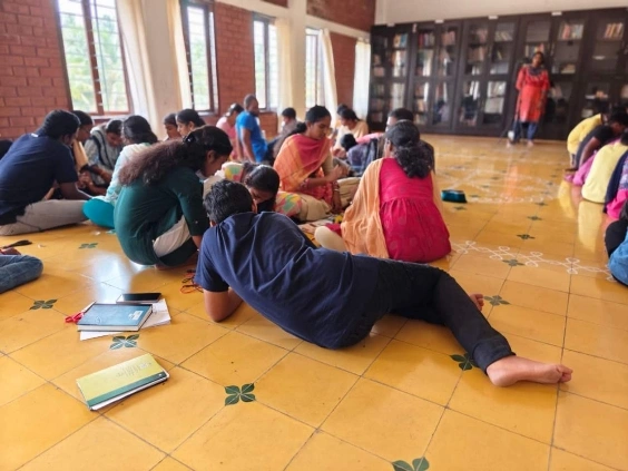 Some sat, some crouched while one was at full stretch soaking in the practicals