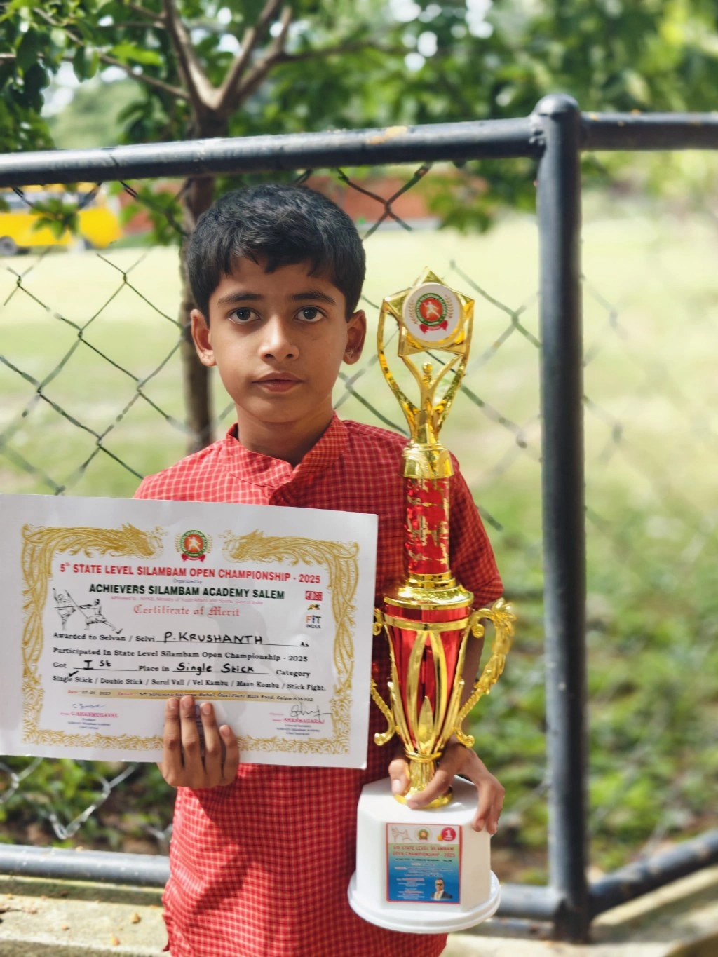sports this week - silambam champ
